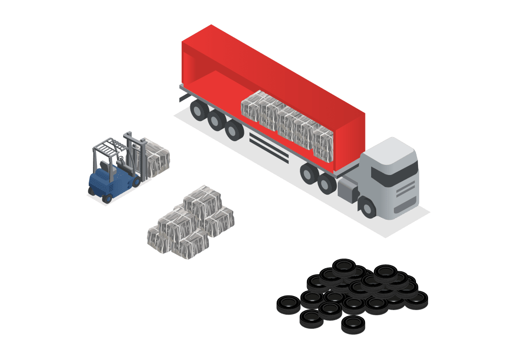recycled commodities shipping